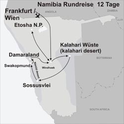 Namibia Reisen – 12 Tage Namibia Rundreise