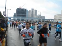 Karte Tokio Marathon Reise