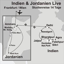 Indien Reisen – 14 Tage Indien & Jordanien Live
