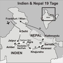 Indien Reisen – 19 Tage Indien & Nepal