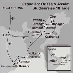 Indien Reisen – 16 Tage Indien Orissa & Assam