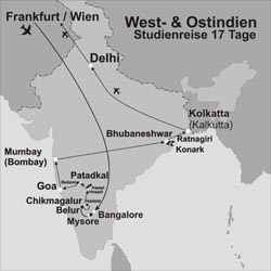 Indien Reisen – 17 Tage Indien West Ost