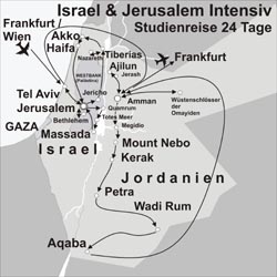 Jordanien Reisen – 24 Tage Israel & Jordanien Intensiv