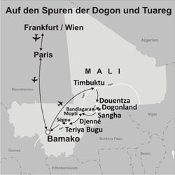 Mali Reisen – 16 Tage auf den Spuren der Dogon & Tuareg