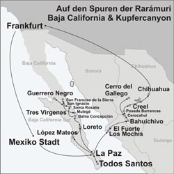 Mexiko Reise – Baja California und Kupfercanyon