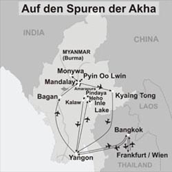 Myanmar Reisen – 18 Tage Myanmareisen Auf den Spuren der Akha